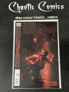 X-Men : Smoke And Blood 1 Curse Of The Mutants Marvel 2010 Clayton Crain Cover!