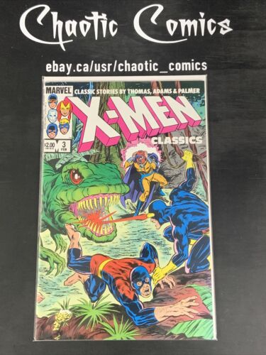 X-men Classics 3 Marvel Comics 1984 Mike Zeck And Neal Adams Wraparound Cover!