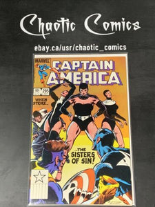 Captain America 295 Marvel Comics 1984 1st App Of The Sisters Of Sin!