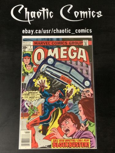 Omega The Unknown 7 Marvel Comics 1977 Scarce Bronze Age Series!