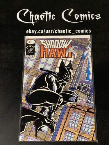 Shadow Hawk 3 Image Comics 1992 Glow In The Dark Cover, Jim Valentino!