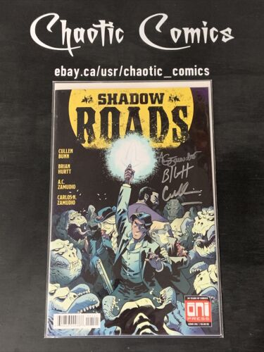 Shadow Roads 1 2018 Cover B Triple Signed By The Writers And Artists, Optioned!